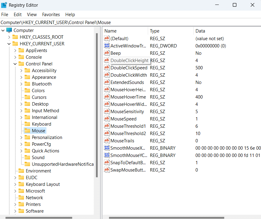 Modify Registry