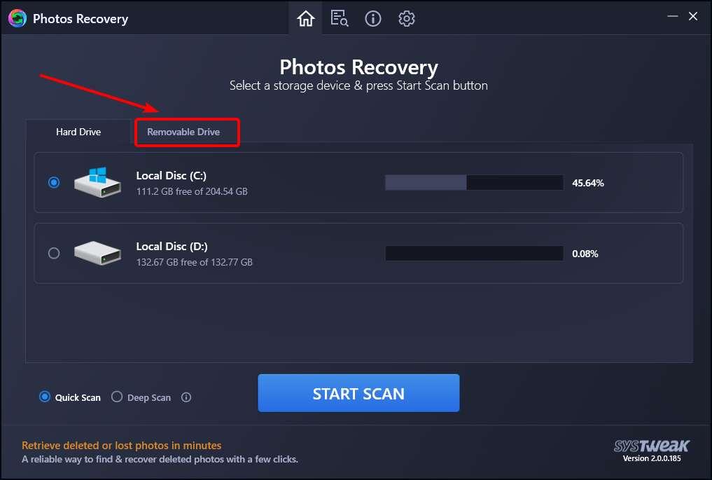 Photo recovery