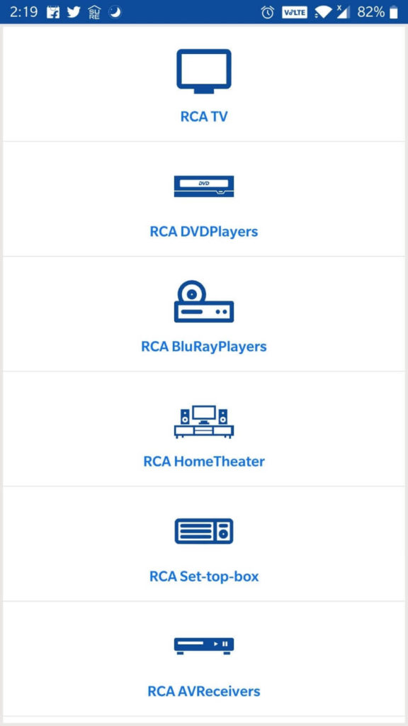 RCA Universal Remote