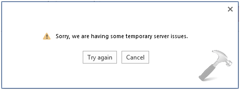 Server issue