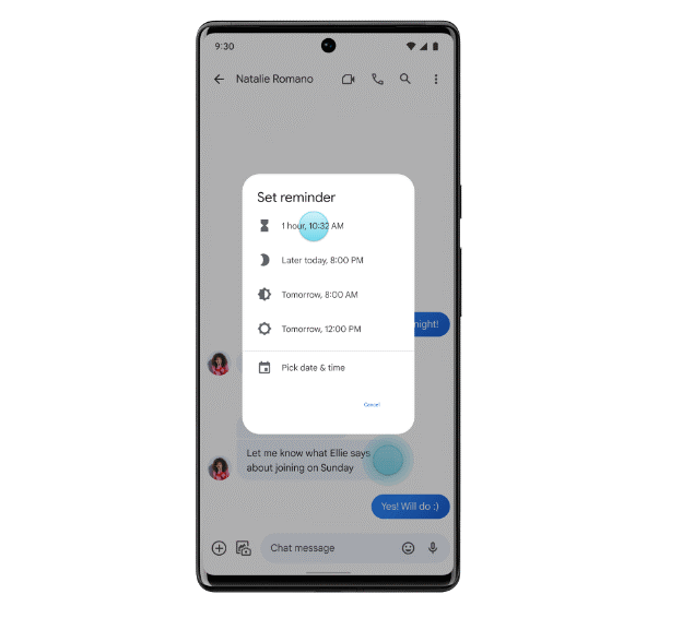 Set Reminders in the Messages App