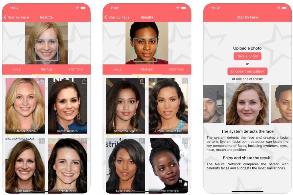 Star By Face app