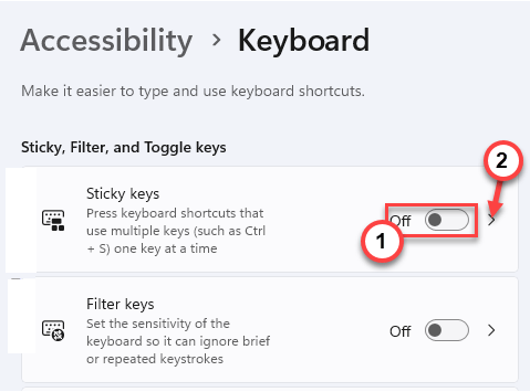 Sticky keys
