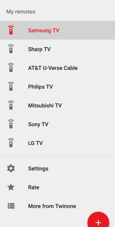 Twinone Universal TV Remote