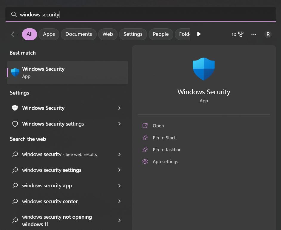 Windows Security