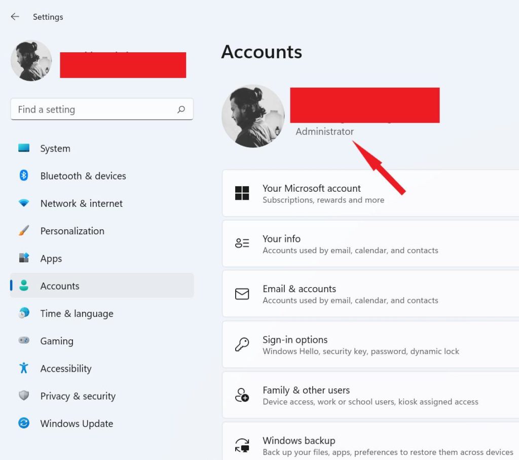 windows profile name