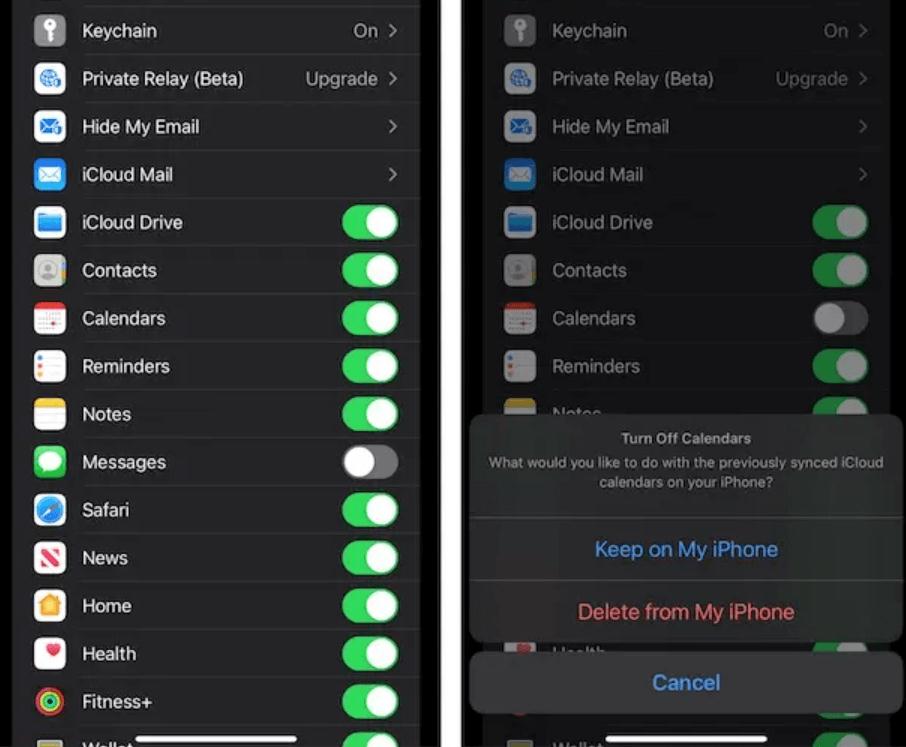setting icloud