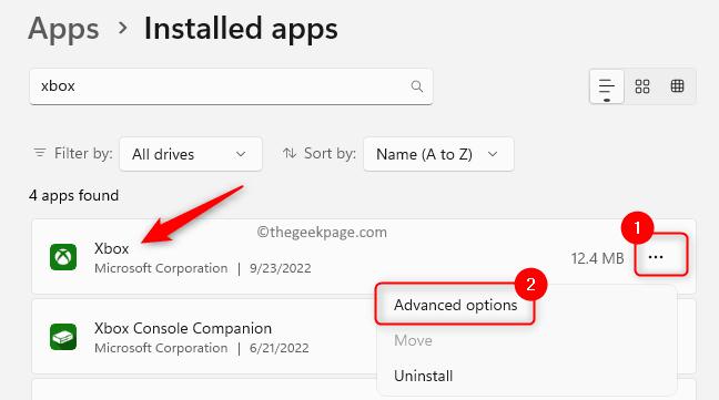 Advanced Options