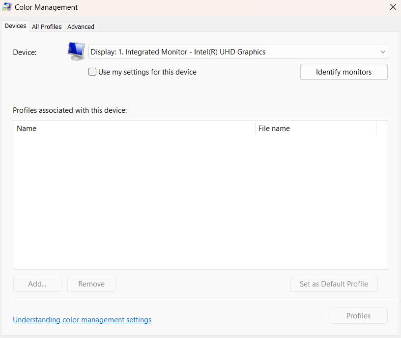 Color Management device