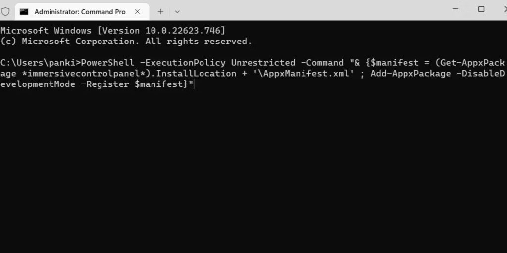 Command Prompt