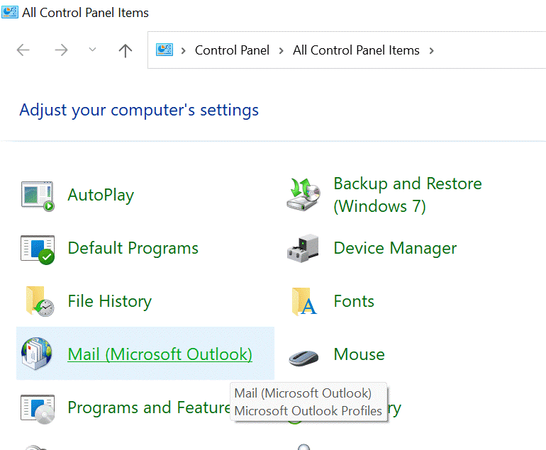 Control Panel
