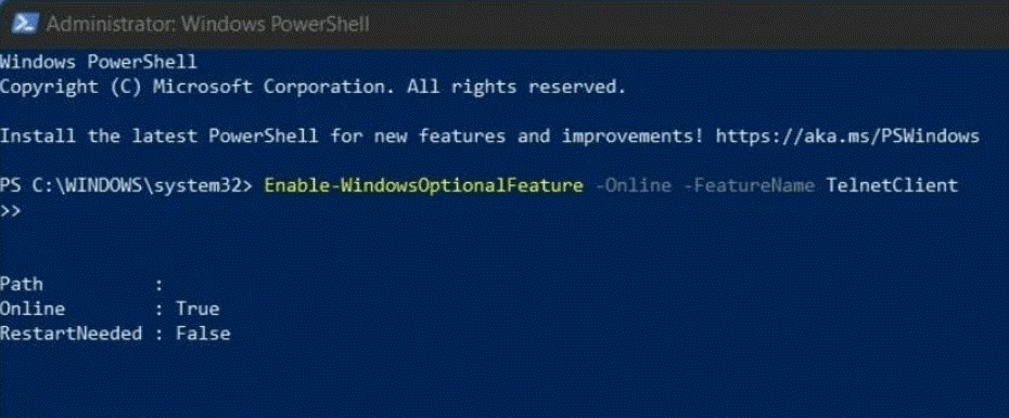 Enable-Windows