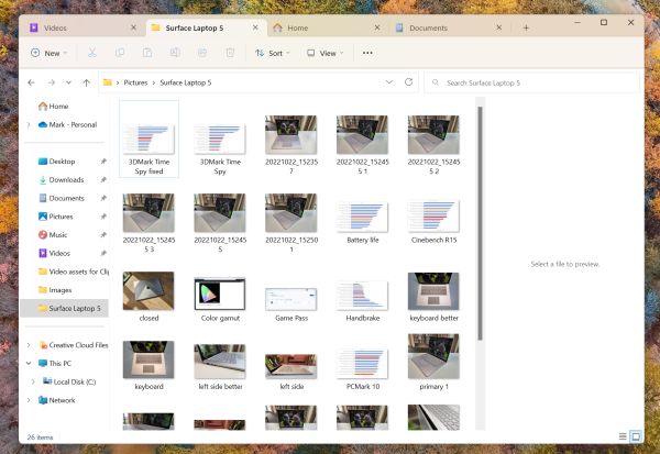 File Explorer Tabs