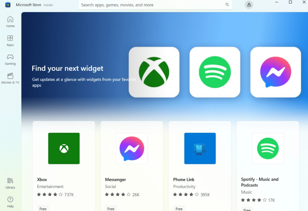 Microsoft store