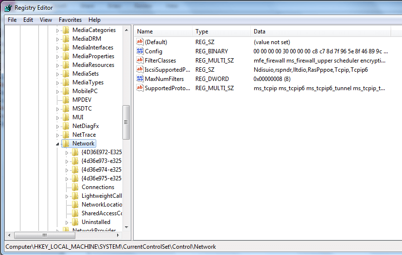 Network folder
