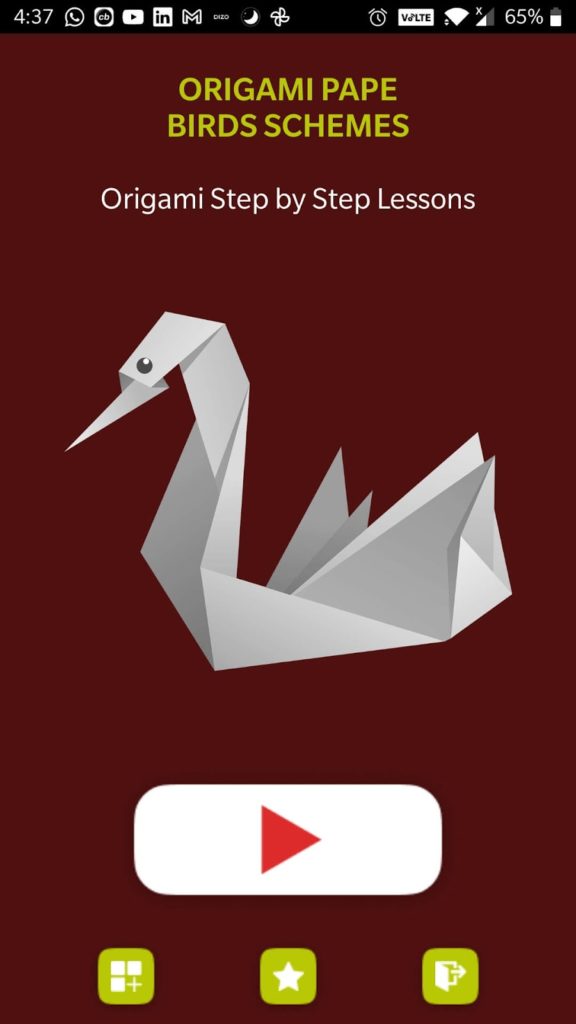 Android Origami app