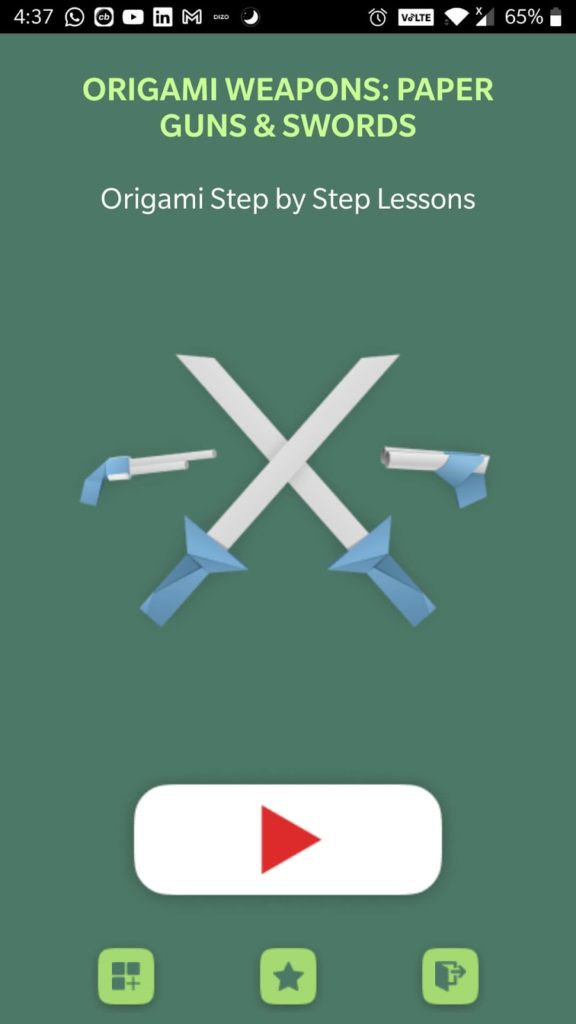 Android Origami app