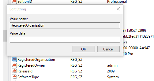 RegisteredOrganization