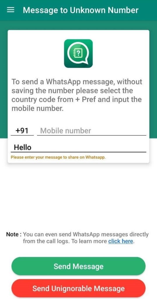 Send Unignorable Message