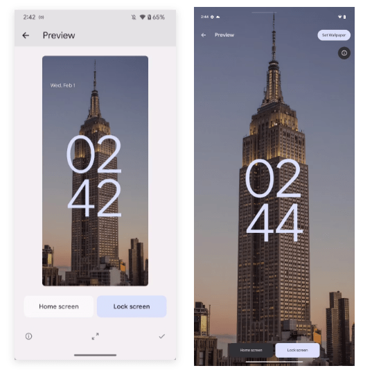 Wallpaper & Style Settings