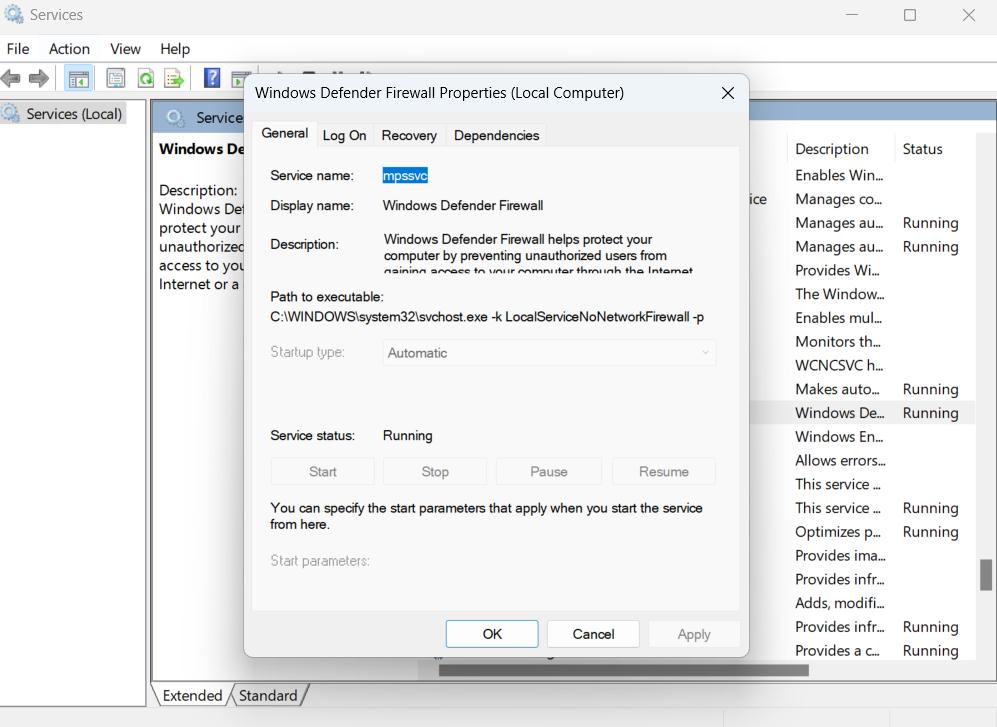 Windows Defender Firewall