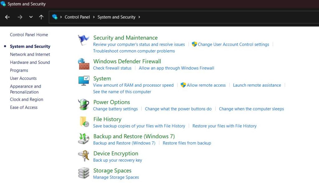 Windows Defender Firewall