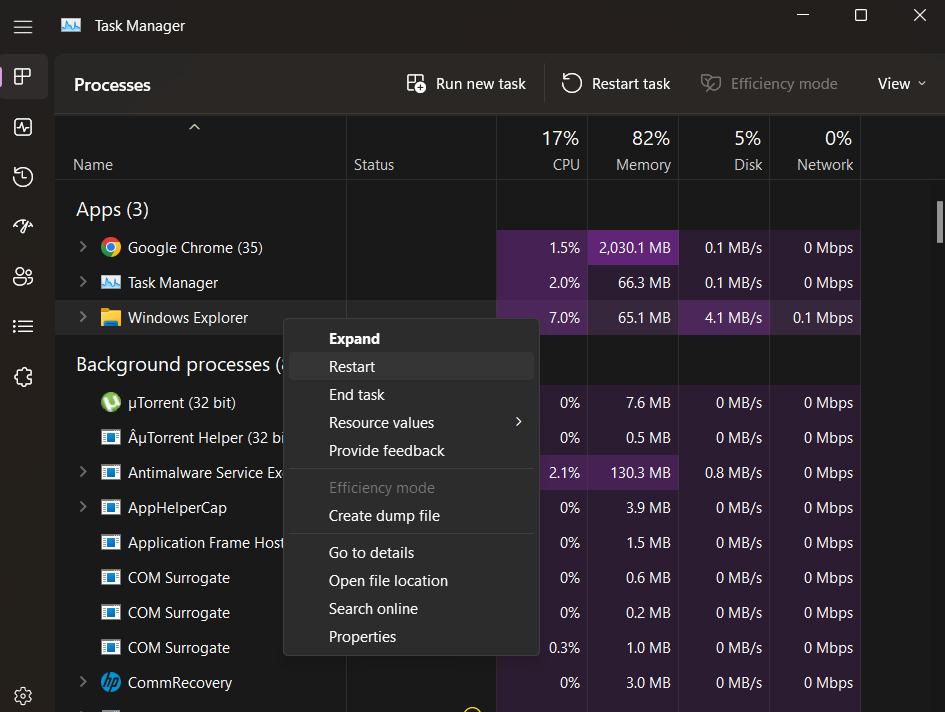 Windows Task Manager