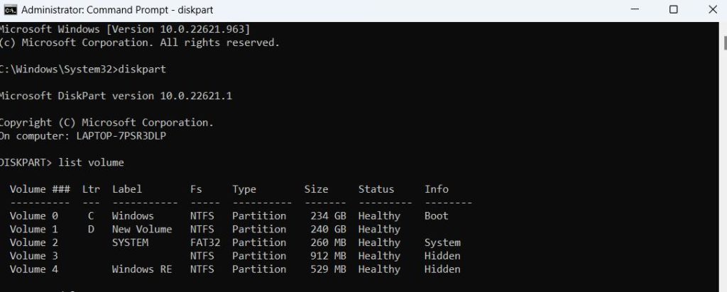 Windows cmd