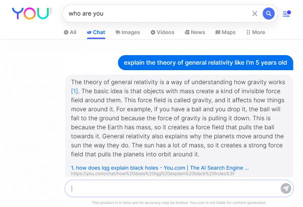 AI chatbot service