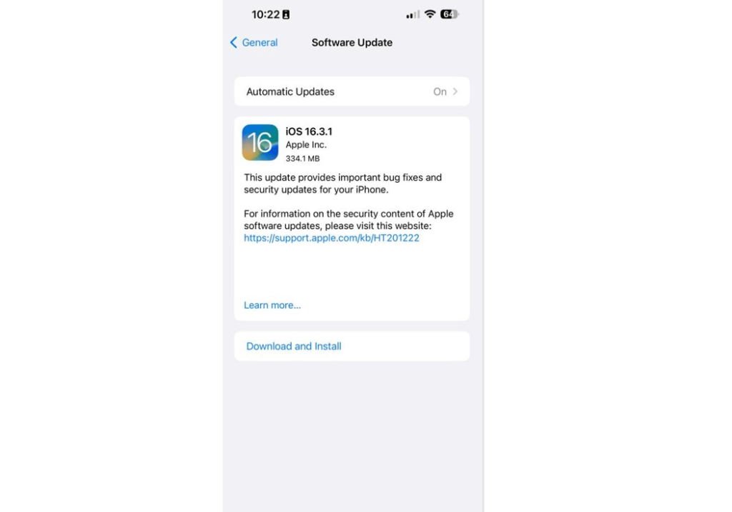ios 16.3.1