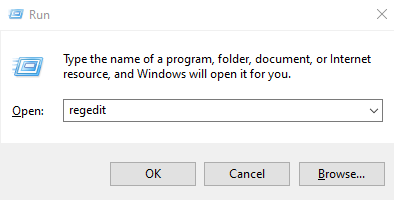 regedit