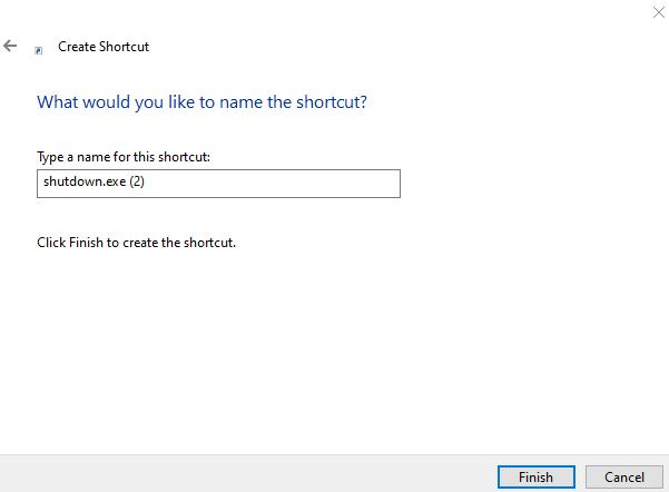 create shortcut
