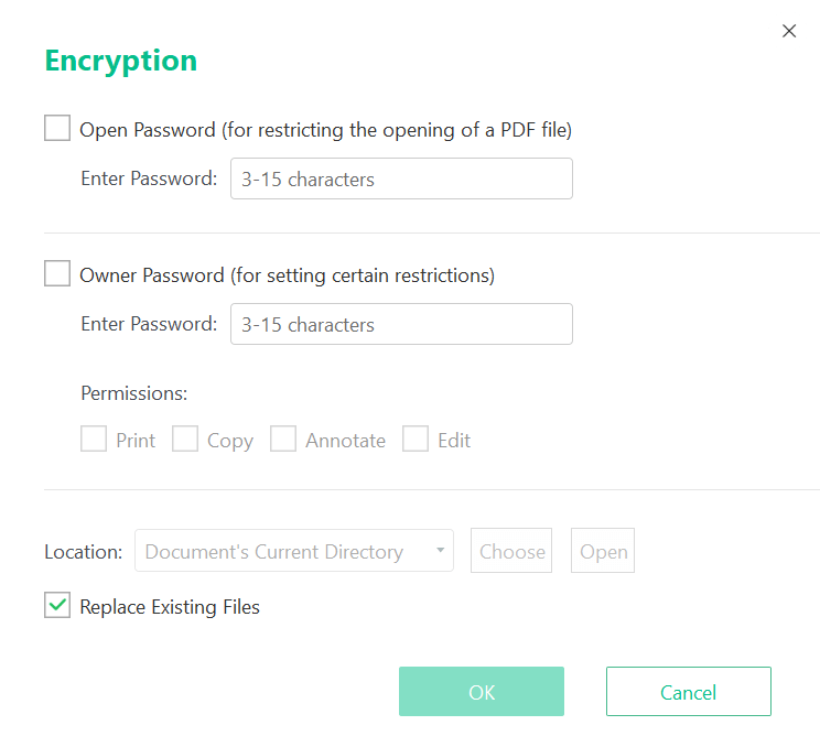 Advanced PDF Protection Features