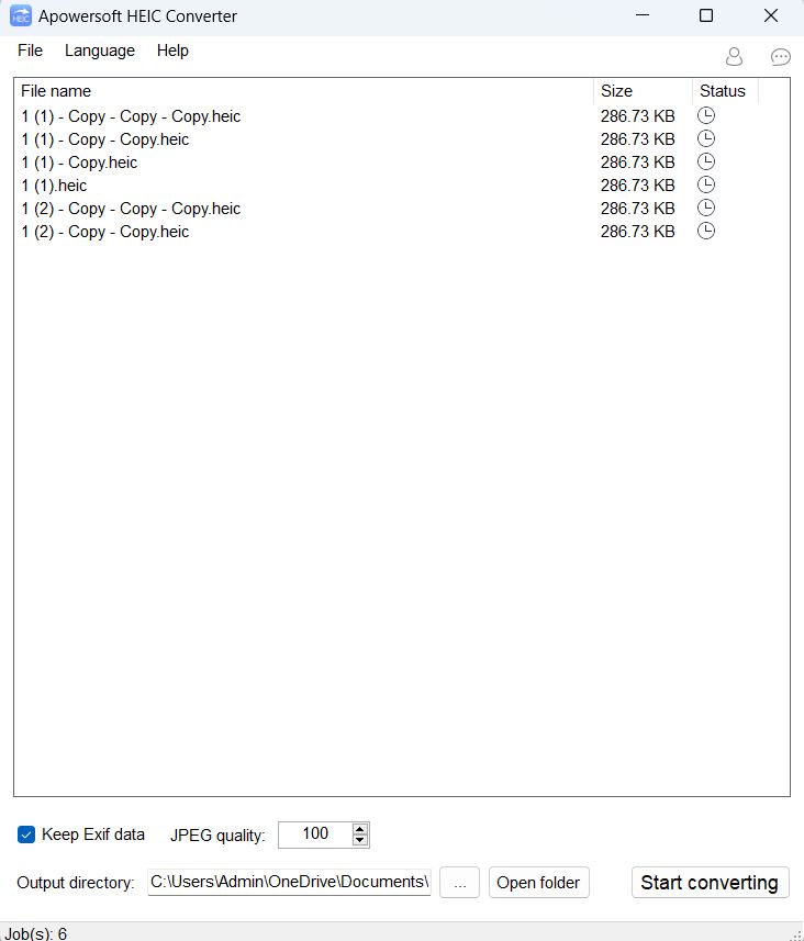 Apowersoft HEIC Converter