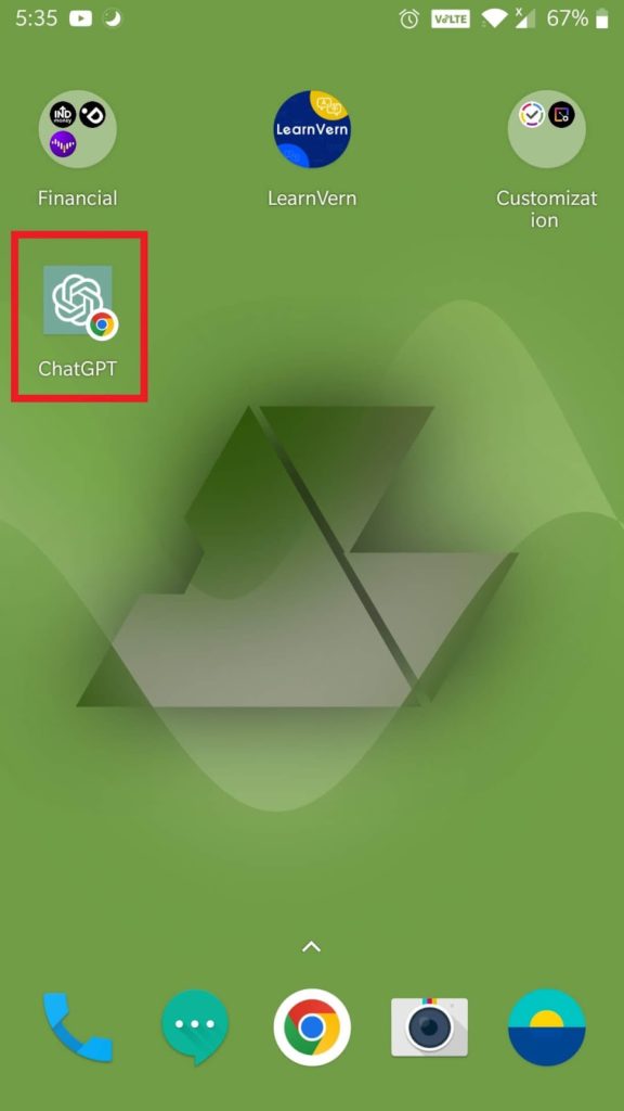 ChatGPT as an app on Android