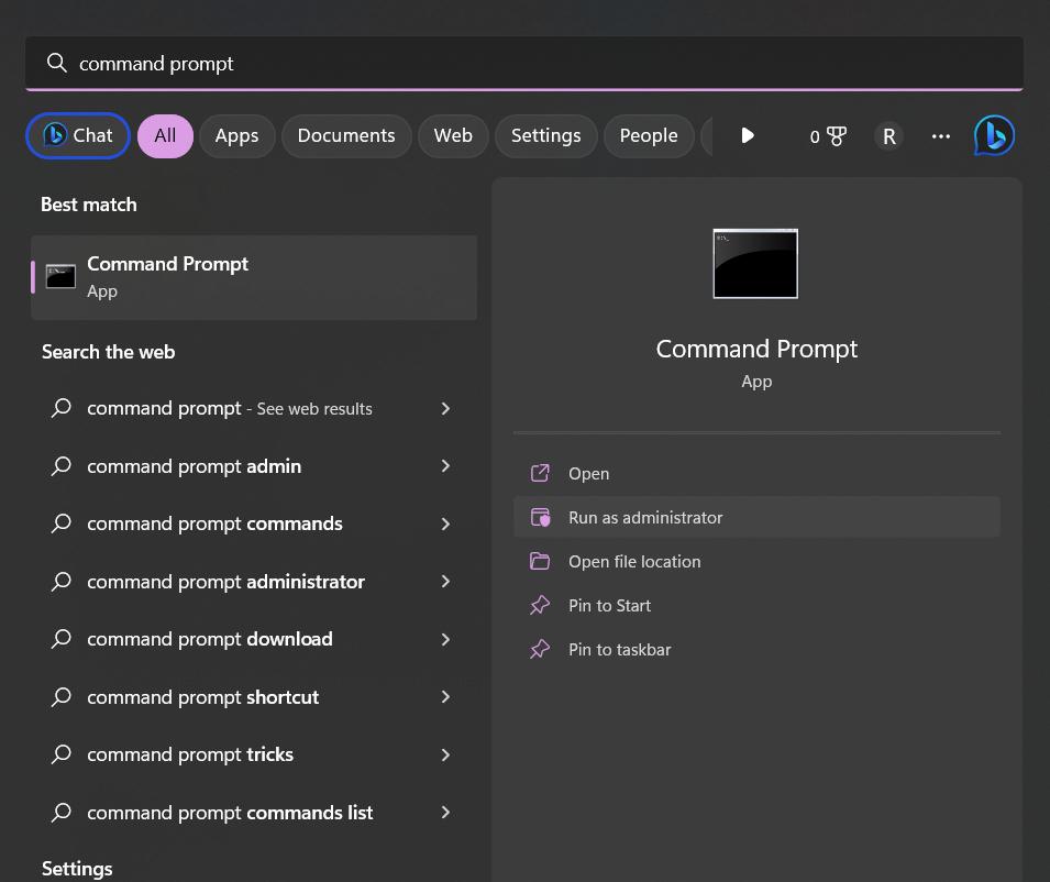 Command prompt