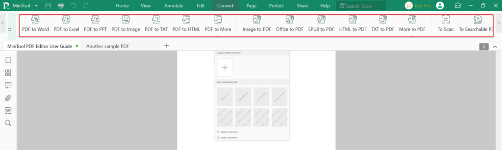 Convert PDF To Multiple File Formats and Vice Versa