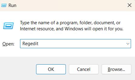Edit the Registry