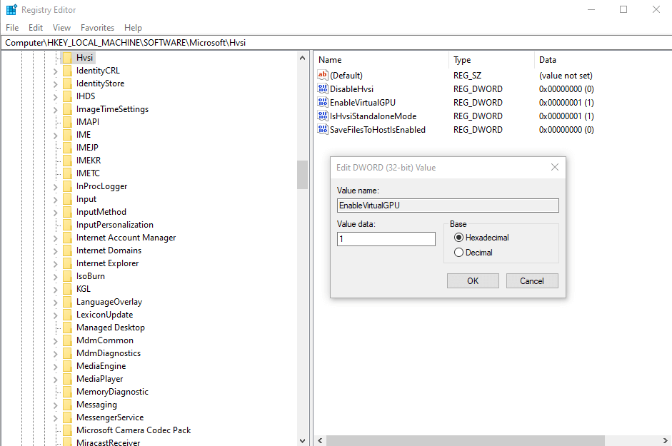 EnableVirtualGPU