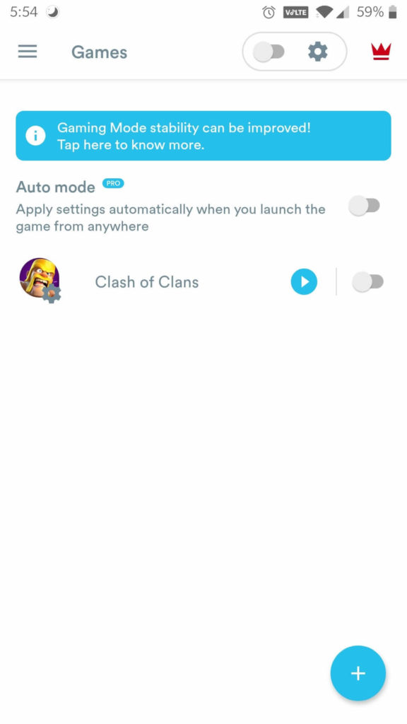 Gaming Mode