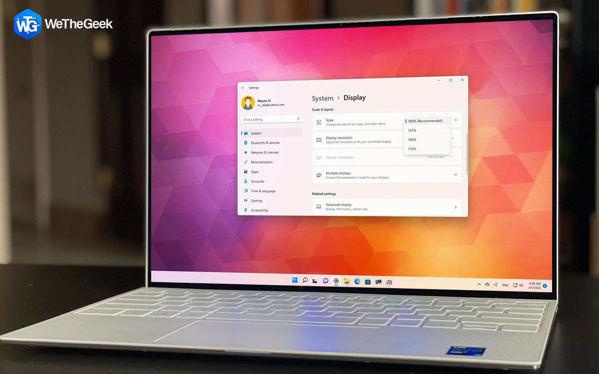 How To Change Display DPI Scaling In Windows 11