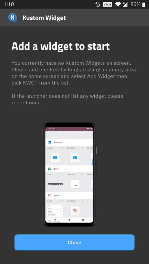 KWGT Kustom Widget Maker