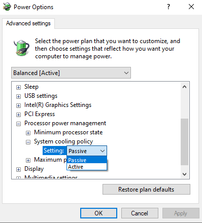 Locate Processor Power Management