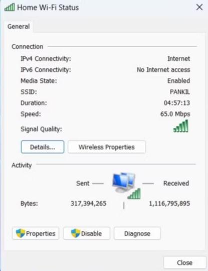 Network and Sharing Center
