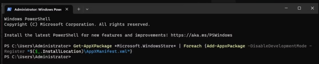 PowerShell prompt