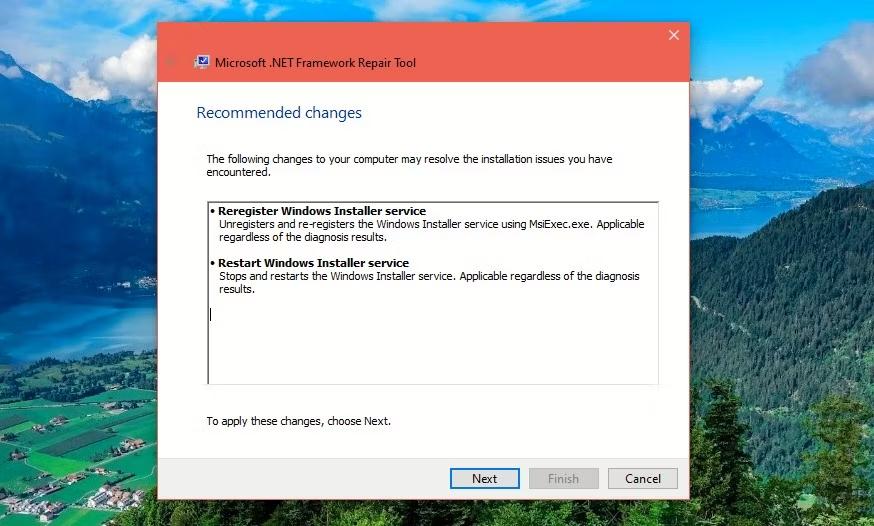 Recommended Changes