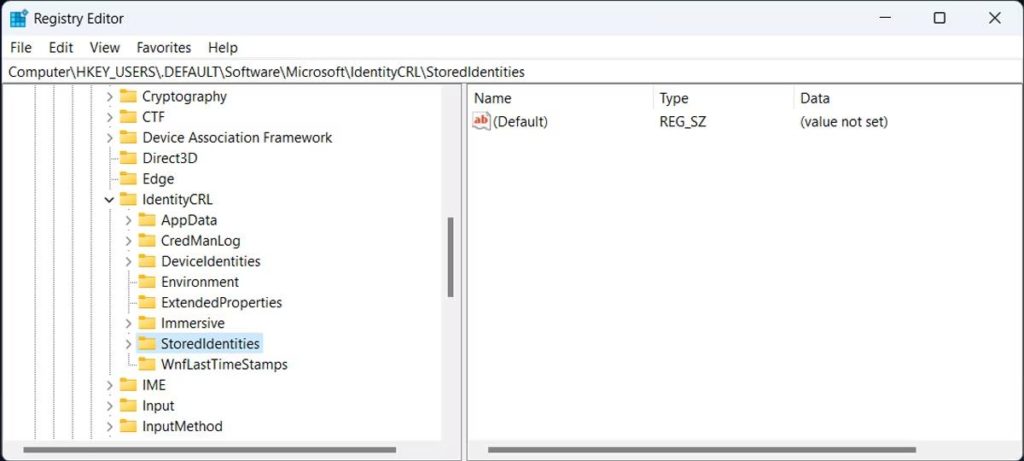Registry Editor