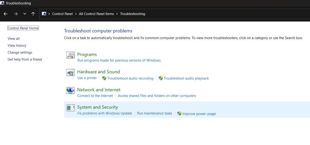 Run maintenance tasks
