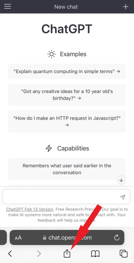 chat GPT on ios