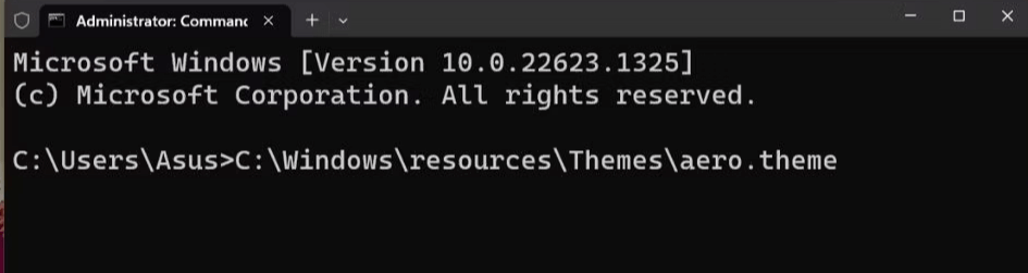 Use The Command Prompt